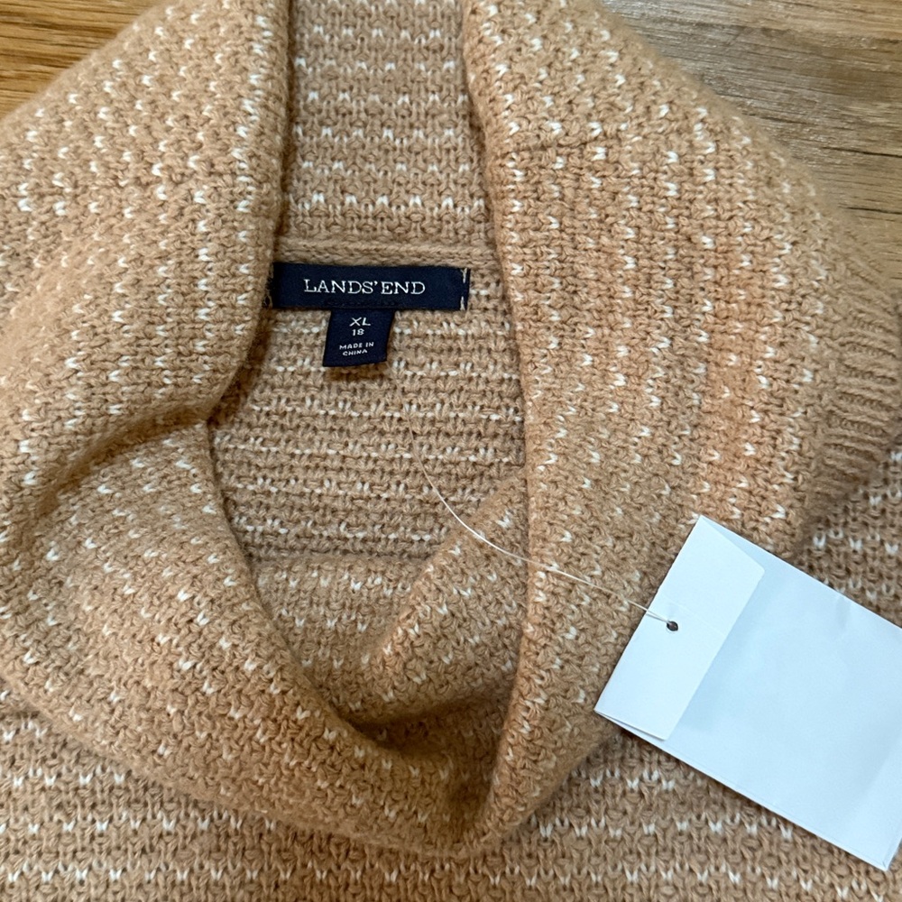 NWT Lands End Women’s Turtleneck Sweater - XL (18) - Picture 2 of 4